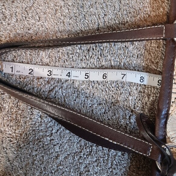 Brighton Woven Raffia & Brown Leather Tote (Flawed) - Picture 16 of 16